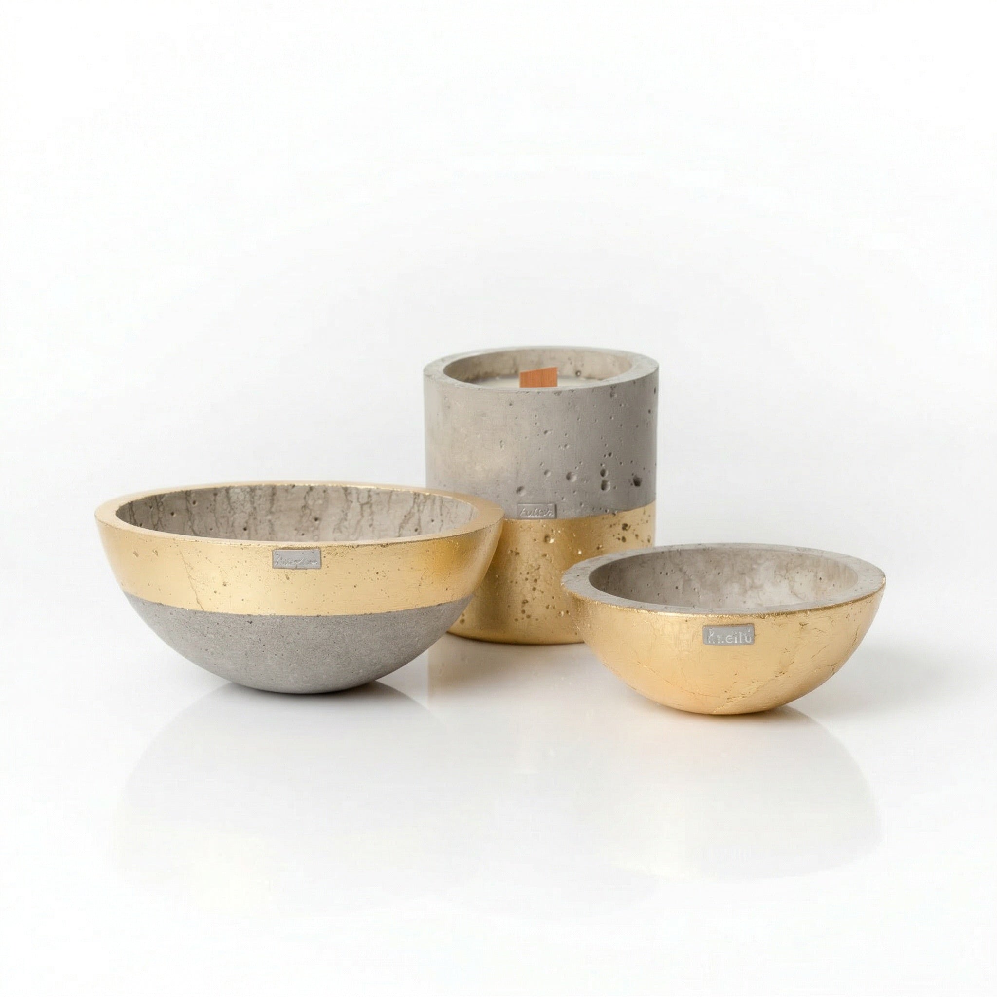 Candle Concrete Olo Helios