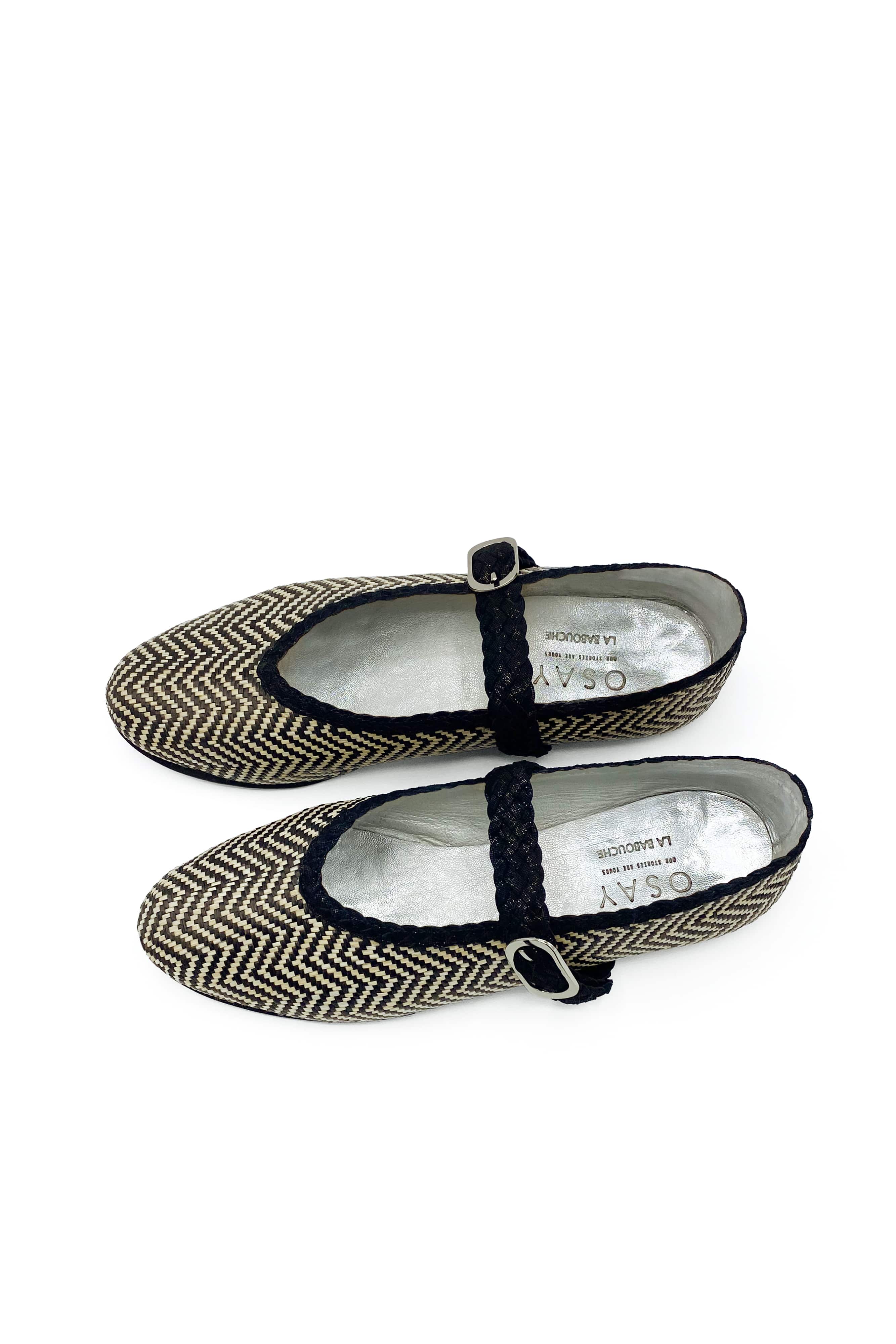 La Mariem Jane Raffia Black