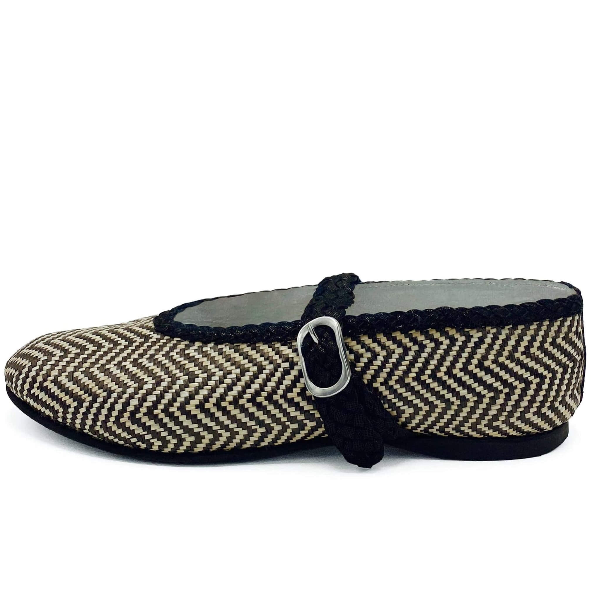 La Mariem Jane Raffia Black